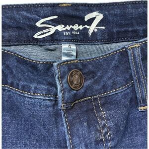 Seven7 Denim Shorts Embroidered Back Pockets